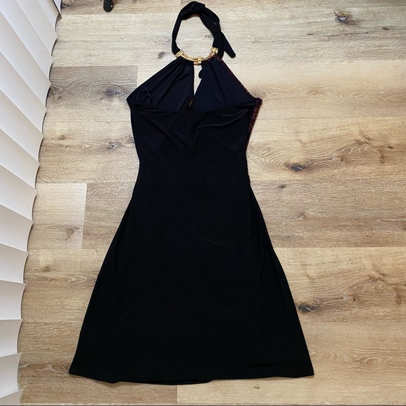 Blu:m High Neck Backless Sequin Dress, Festive & Elegant - Picture 8 of 11